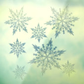 Autocollant Pour Fenêtre Bleu hiver (Feuille 3)