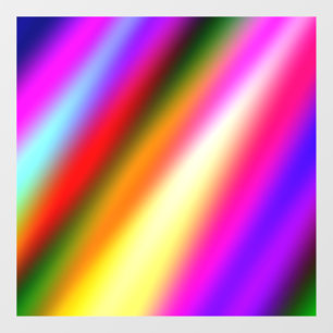 Autocollant Pour Fenêtre Bleu rose ombre couleur d'eau abstrait pastel arc-