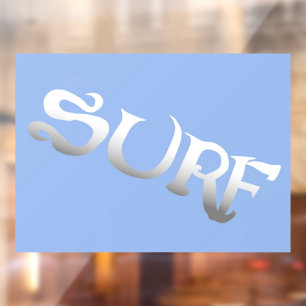 Autocollant Pour Fenêtre Bleu surf incliné grande fenêtre serrure arrière b