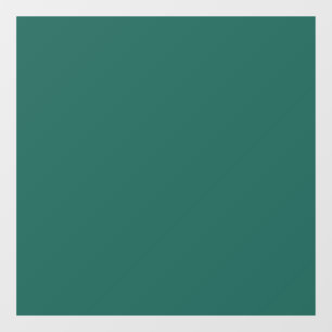 Autocollant Pour Fenêtre  Bleu vert foncé (couleur solide) 