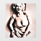 Autocollant Pour Fenêtre Blonde vintage Thunder_Cove (Feuille)