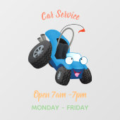 Autocollant Pour Fenêtre Boggy dune mignonne hors route (Feuille)