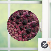 Autocollant Pour Fenêtre Boho Funky Eclectique Rose Noir Abstrait Fractal (Maison)