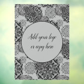 Autocollant Pour Fenêtre Boho Warm Grays Mandalas  (Feuille 3)