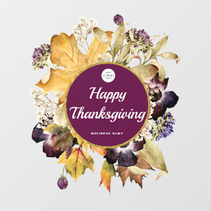 Autocollant Pour Fenêtre bon thanksgiving gros rangement