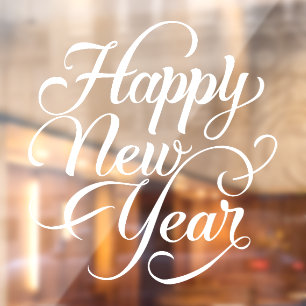 Autocollant Pour Fenêtre Bonne année