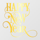 Autocollant Pour Fenêtre Bonne année (Feuille)