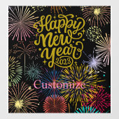 Autocollant Pour Fenêtre Bonne année 2023 Thunder_Cove (Feuille)