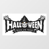 Autocollant Pour Fenêtre Bonne Halloween Grim Reaper (Feuille)