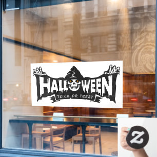 Autocollant Pour Fenêtre Bonne Halloween Grim Reaper