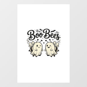 Autocollant Pour Fenêtre Boo Bees Modèle de abeille fantôme Halloween vinta