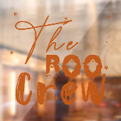 Autocollant Pour Fenêtre Boo d'Halloween à l'équipage de Boo (Feuille 2)