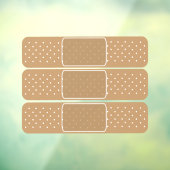 Autocollant Pour Fenêtre Boucle d'ouch Stick Plaster Novelty (Feuille 3)