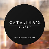 Autocollant Pour Fenêtre Boulangerie Art Déco, Café, Magasin (Feuille 2)