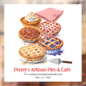 Autocollant Pour Fenêtre Boutique à secteurs (Feuille 2)