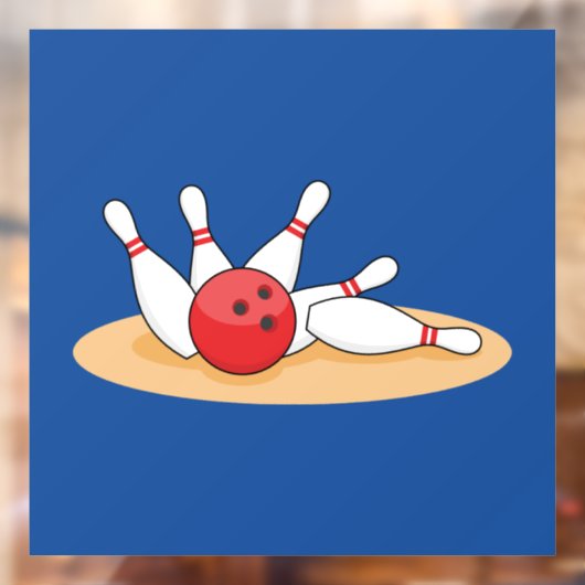 Autocollant Pour Fenêtre Bowling Ball Stritles (Feuille 2)