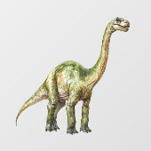 Autocollant Pour Fenêtre brachiosaure (Feuille)