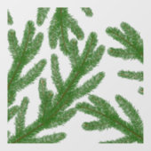 Autocollant Pour Fenêtre branches de sapin de Noël (Feuille)