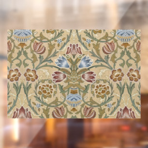 Autocollant Pour Fenêtre Broderie florale symétrique vintage William Morris