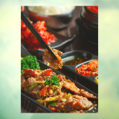 Autocollant Pour Fenêtre Bulgogi alimentaire coréen ou barbecue de boeuf ma (Feuille 3)