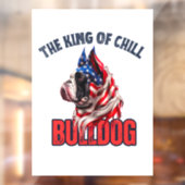 Autocollant Pour Fenêtre Bulldog (Feuille 2)