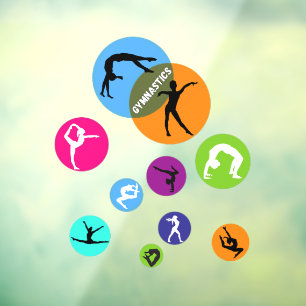 Autocollant Pour Fenêtre Bulle de gymnastique