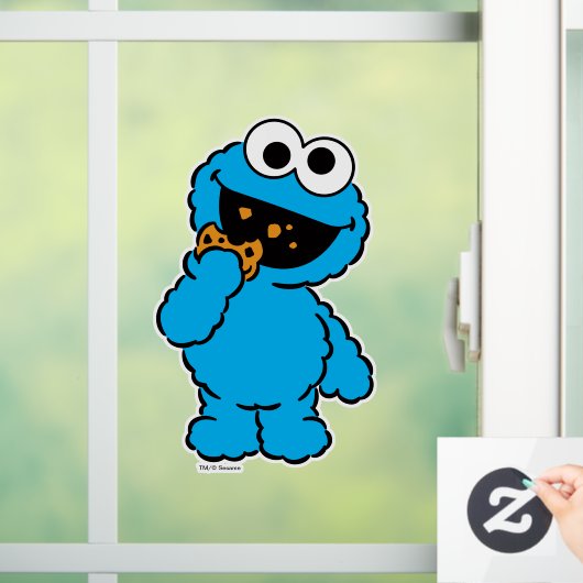 Autocollant Pour Fenêtre C est pour Cookie Monster (Maison)
