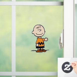 Autocollant Pour Fenêtre cacahuètes   Charlie Brown