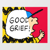Autocollant Pour Fenêtre cacahuètes | Charlie Brown Bon Grief Half & Half (Feuille)