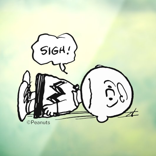 Autocollant Pour Fenêtre cacahuètes | Charlie Brown est en panne (Feuille 3)