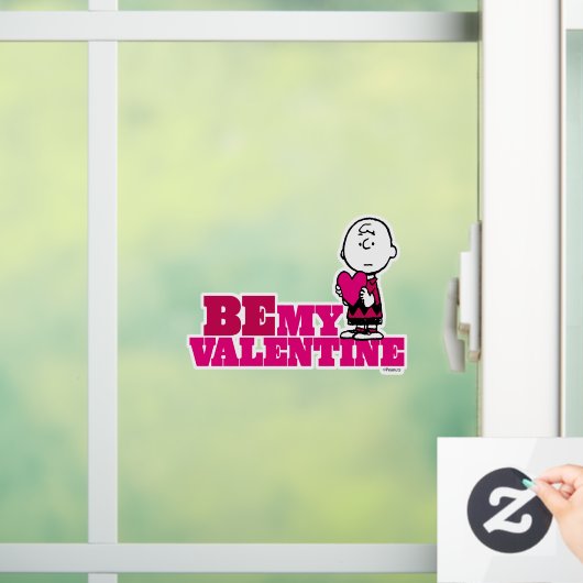 Autocollant Pour Fenêtre cacahuètes | Charlie Brown Soyez ma Saint Valentin (Maison)