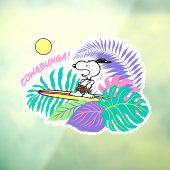 Autocollant Pour Fenêtre cacahuètes | Cowabunga Snoopy (Feuille 3)