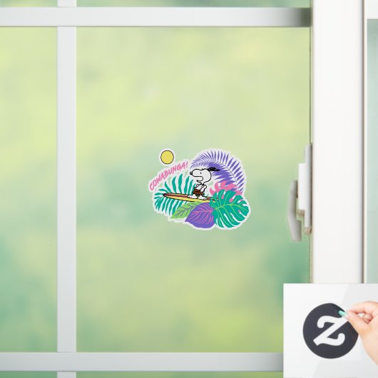 Autocollant Pour Fenêtre cacahuètes | Cowabunga Snoopy (Maison)