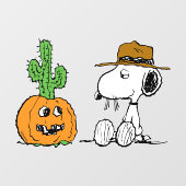 Autocollant Pour Fenêtre cacahuètes | Halloween du désert de Spike (Feuille)