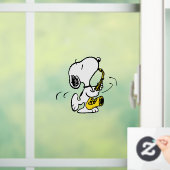 Autocollant Pour Fenêtre cacahuètes | Lecteur Snoopy Saxophone (Maison)