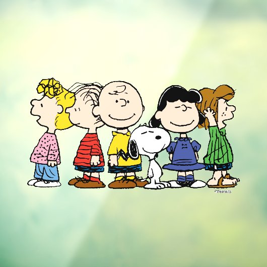 Autocollant Pour Fenêtre cacahuètes | Les cacahuètes s'unissent (Feuille 3)