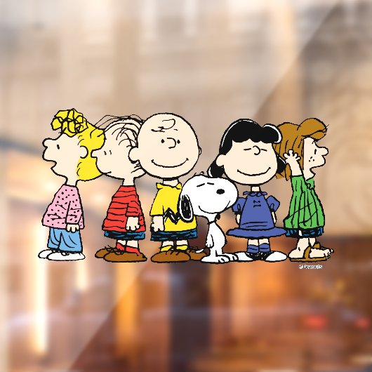 Autocollant Pour Fenêtre cacahuètes | Les cacahuètes s'unissent (Feuille 2)