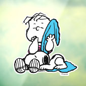 Autocollant Pour Fenêtre cacahuètes | Linus & Snoopy (Feuille 3)