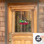 Autocollant Pour Fenêtre cacahuètes | Linus & Snoopy Be Jolly (Porte d'accueil)