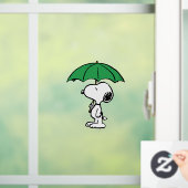 Autocollant Pour Fenêtre cacahuètes | Parapluie vert Snoopy (Maison)