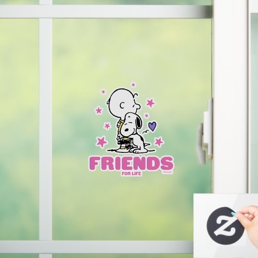 Autocollant Pour Fenêtre cacahuètes | Saint Valentin | Amis De La Vie (Maison)