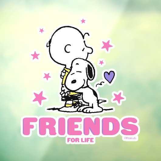 Autocollant Pour Fenêtre cacahuètes | Saint Valentin | Amis De La Vie (Feuille 3)