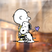Autocollant Pour Fenêtre cacahuètes | Saint Valentin | Charlie Brown & Snoo (Feuille 2)