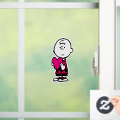 Autocollant Pour Fenêtre cacahuètes | Saint Valentin | Heart Charlie Brown (Maison)