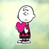 Autocollant Pour Fenêtre cacahuètes | Saint Valentin | Heart Charlie Brown (Feuille 3)