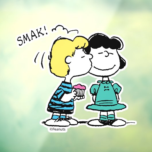 Autocollant Pour Fenêtre cacahuètes | Saint Valentin | Lucy & Schroeder Kis (Feuille 3)