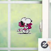 Autocollant Pour Fenêtre cacahuètes | Saint Valentin | Snoopy Avec Valentin (Maison)