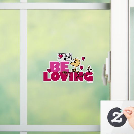 Autocollant Pour Fenêtre cacahuètes | Saint Valentin | Woodstock Be Love (Maison)