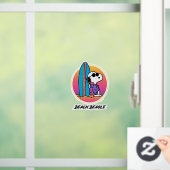 Autocollant Pour Fenêtre cacahuètes | Snoopy Beach Beagle (Maison)