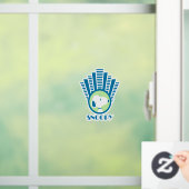 Autocollant Pour Fenêtre cacahuètes | Snoopy Blue Deco Dreams (Maison)